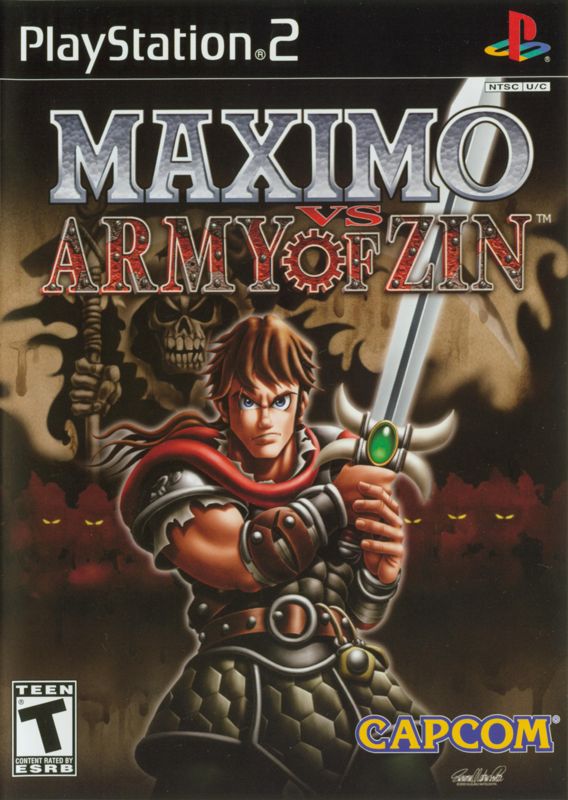 Maximo vs Army of Zin box art for Playstation 2